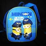 Gyerek ovis hátizsák Minions 3 D, 33x27x8 cm, + Milka kulacs hibátlanok kisfiúnak fotó