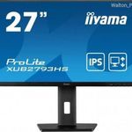 Iiyama ProLite XUB2793HS 27" IPS FHD pivot monitor - újszerű, 2 év garancia fotó