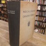 Mécs László összes versei 1920- 1940 Athenaeum SORSZÁMOZOTT DEDIKÁLT 1944 fotó