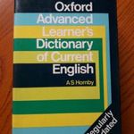 AS Hornby - Angol nagyszótár -Oxford advanced learners' dictionary of current English fotó