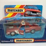 Matchbox Super Kings K-78 Plymouth US POLICE Car - FIRE DEPT. fotó