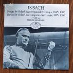 Bach - Yehudi Menuhin – Sonata For Violin Unaccompanied In C / E Major, Vinyl, LP, Stereo fotó