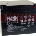 Ólom akku 12V 27Ah (FIAMM) típ. FG22703 VDS-minősítéssel fotó