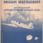 Villamosplakát - Országos Béketalálkozó ejtőernyős és repülős bemutató fotó