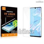 HUAWEI P30 Pro, AMORUS UV Liquid üvegfólia, Full cover, 0, 3mm, 9H, Átlátszó fotó