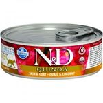 N&D Quinoa Cat konzerv fürj&kókusz 80g fotó