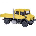 Busch 51080 H0 Tehergépjármű modell Mercedes Benz Unimog U 5023, sárga fotó