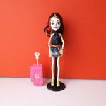 Eredeti Mattel Monster High baba Skelita Calaveras játékbaba figura + Bőrönd ! EXTRA fotó