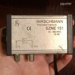 Hirschmann SZNE 151 szélessávú antennaerősítő fotó