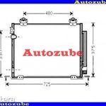 TOYOTA AVENSIS 2 2006.08-2008.11 /T25/ Klímahűtő 2.0 / 2, 4 (565x359x16) fotó