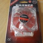 Xilence Fan 80mm ventilátor piros led világítással fotó