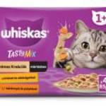 Whiskas 4 pack adult Tasty Mix krémes kreációk mártásban 4x85g fotó