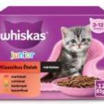 Whiskas 12 pack JUNIOR Klasszik válogatás mártásban 12x85g fotó