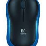 Logitech Egér - M185 (Vezeték nélküli, Optikai, Notebook, 1000 DPI, kék) - LOGITECH fotó