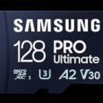 Samsung MicroSD kártya - 128GB MB-MY128SB/WW (PRO Ultimate kártyaolvasóval, Class10, R200/W130, 128G fotó