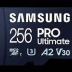 Samsung MicroSD kártya - 256GB MB-MY256SB/WW (PRO Ultimate kártyaolvasóval, Class10, R200/W130, 256 fotó