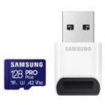 Samsung MicroSDXC kártya - 128GB MB-MD128SB/WW (PRO PLUS kártyaolvasóval, UHS-I, R180/W130, 128GB) - fotó