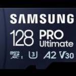 Samsung MicroSD kártya - 128GB MB-MY128SA/WW (PRO Ultimate, Class10, R200/W130, adapter, 128GB) - SA fotó