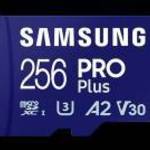 Samsung MicroSD kártya - 256GB MB-MD256SA/EU (PRO PLUS, USH-I, R180/W130, adapter, 256GB) - SAMSUNG fotó