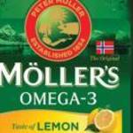 Möllers omega-3 halolaj étrend-kiegészítő a, d és e-vitaminnal, citrom ízesítéssel 250 ml fotó