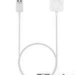 Okosóra USB töltő - FEHÉR - 1m, 5V/1A - Apple Watch Series 1 / 2 / 3 / 4 / 5 / 6 / SE - ACCMOBILE fotó