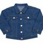 Bébi hosszú ujjú kabát BabyBugz Baby Rocks Denim Jacket 6-12, Farmer kék (Denim) fotó