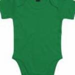 Bébi rövid ujjú kezeslábas BabyBugz Baby Bodysuit 3-6, Kelly zöld fotó