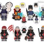 8 db-os Naruto mini figura alap szett fotó