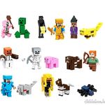 16 db-os Minecraft mini figura szett fotó