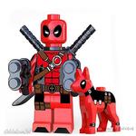 Deadpool mini figura kutya figurával fotó