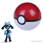 Pokemon labdába zárható mini Lucario figura fotó