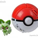 Pokemon labdába zárható mini Sprigatito figura fotó