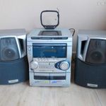 Aiwa SX-NSZ20 3 CD-s kazettás rádiós mini hifi music center fotó