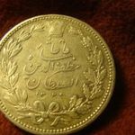 Irán hatalmas ezüst 5000 dinars 1902 23 gramm 0.900 37 mm fotó