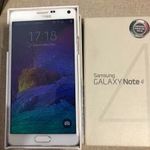 Samsung Galaxy Note 4 SM-N910F 32GB 4G Fehér Telefon tartozékokkal fotó