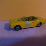 Régi Politoys Fiat 124 Sport 1/43 szélvédő repedt =28= fotó