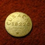 Curacao ezüst 1 stuiver 1822 nagyon ritka! fotó