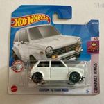 - Custom '70 Honda N600 - Hot Wheels - 2022 - új dobozos - fehér - 1: 64 autó modell - 1ft nmá fotó