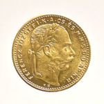 1889 KB Ferenc József arany 8 Forint aUNC -F0951 fotó