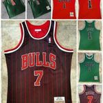 Új MITCHELL & NESS NBA MEZ Mezek TONI KUKOC DERRICK ROSE VINTAGE RETRO CHICAGO BULLS INGYEN POSTA fotó