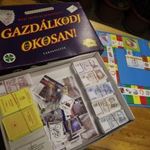 Gazdálkodj okosan társasjáték újszerű retró fotó