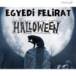 Üzenőkártya a Te feliratoddal, több méretben, Halloween 6. fotó