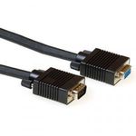 ACT High Performance VGA extension cable male-female 0, 5m Black AK4210 Kiegészítő, Kellék Kábel fotó