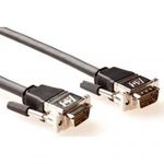 ACT High Performance VGA cable male-male with metal hoods 5m Black AK9065 Kiegészítő, Kellék Kábel fotó