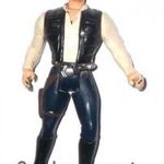 10cmes Star Wars figura - Kenner 90s Han Solo New Hope / Új Remény ruhás figura - Klasszikus Trilógi fotó