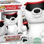 10cmes Funko POP 158 90s Coca Cola Polar Bear figura - nagyfejű Coca Cola Ad Icons kóla jegesmedve r fotó