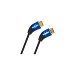 Oehlbach HDMI Csatlakozókábel HDMI-A dugó, HDMI-A dugó 1.50 m Fekete D1C42531 Ultra HD (8K), Háro... fotó