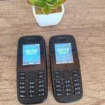 Nokia 105 kártyafüggetlen + dual simes, hagyományos, nyomó gombos készülék, 2-db! fotó