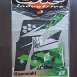 Kawasaki KXF 250-450 2006-2007 "NAGY" matrica szett 60x40 cm fotó