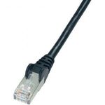 RJ45-ös patch kábel, hálózati LAN kábel CAT 5e SF/UTP (1x RJ45 dugó - 1x RJ45 dugó) 5 m Fekete 97... fotó